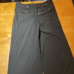 Ann Taylor grey wide leg pant